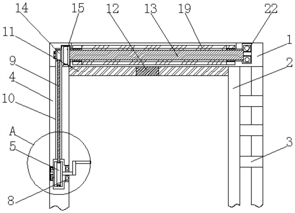 A forklift roof guard with sun protection function