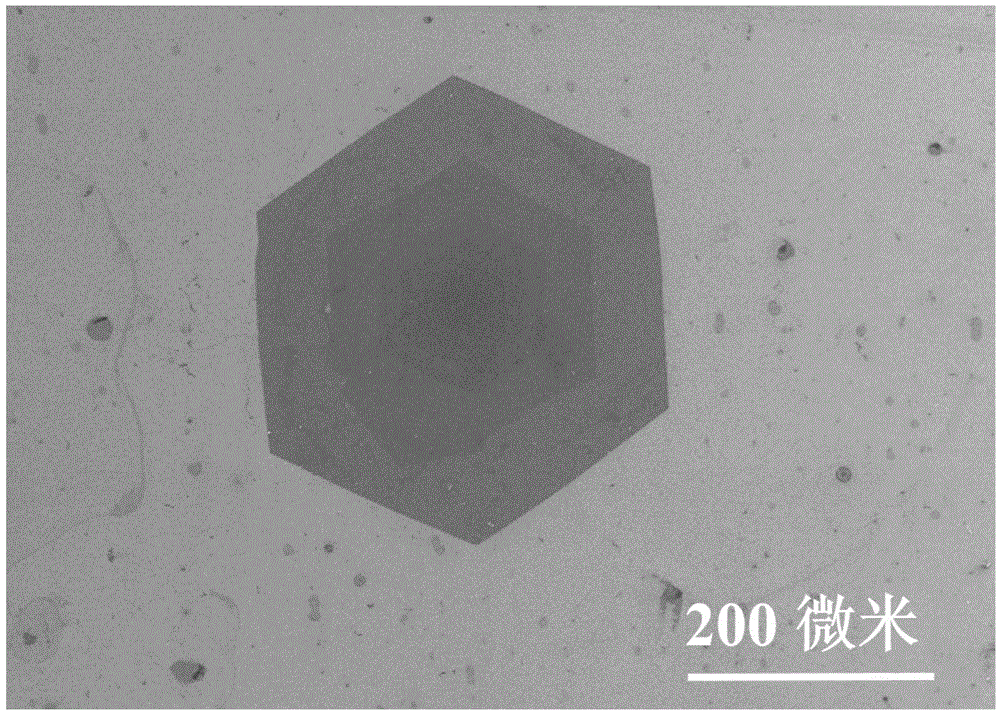 Method for preparing monocrystal double-layer graphene