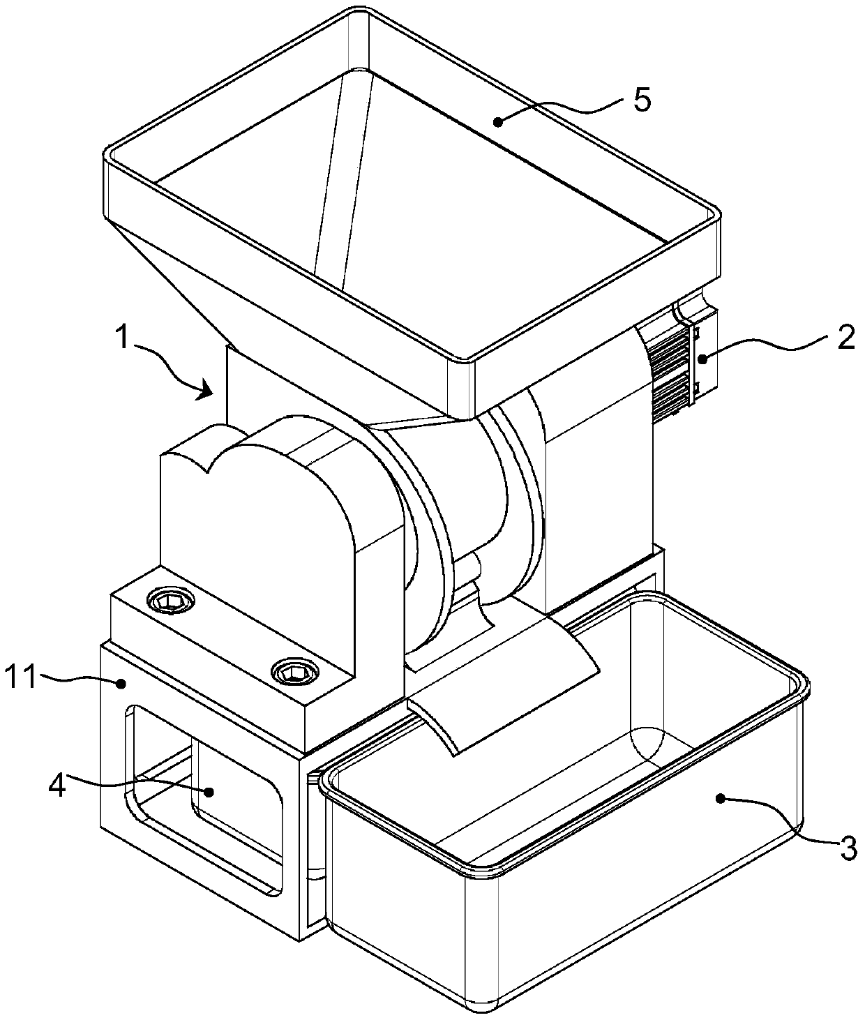 an oil press