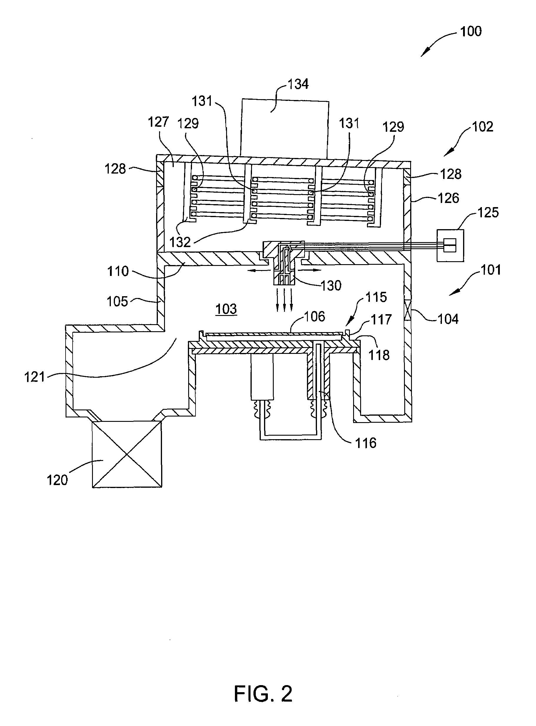 Apparatus and method for processing a substrate using inductively coupled plasma technology