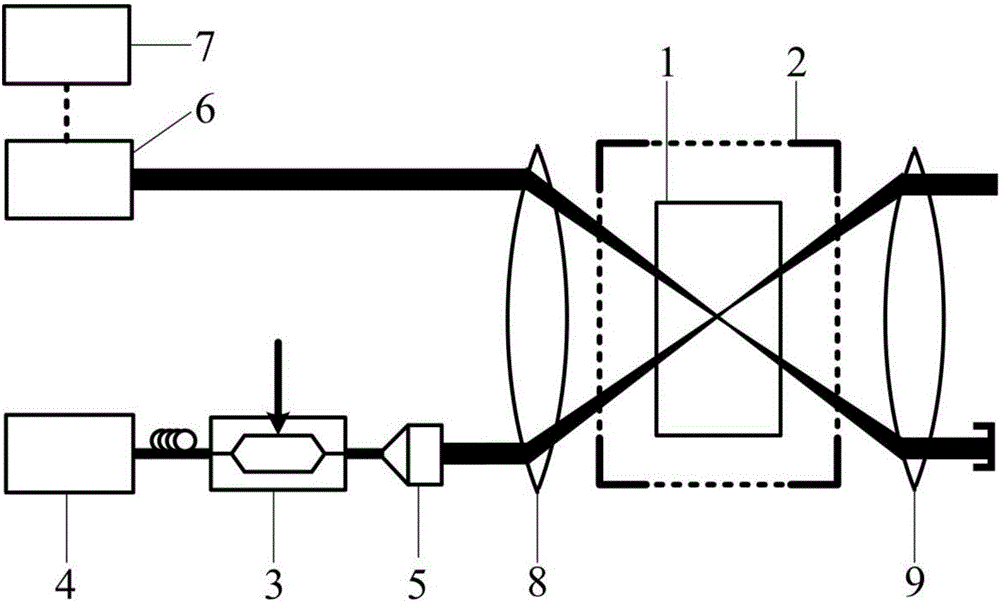 Broadband continuous tuning optical carrier microwave filtering device