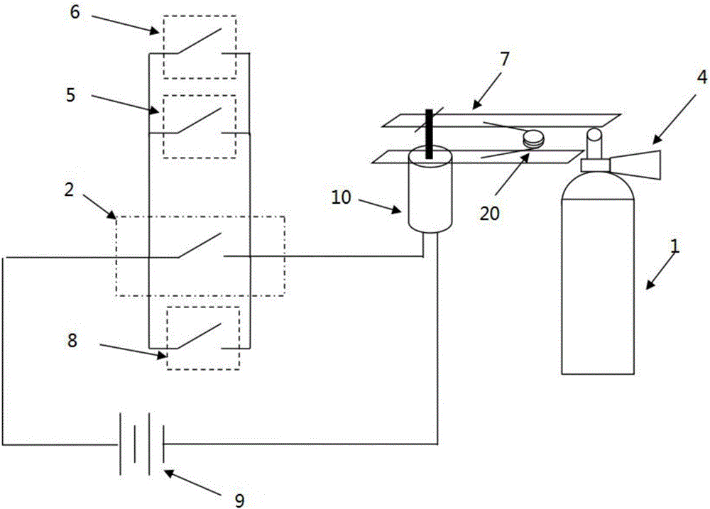 Fire extinguishing device and intelligent fire extinguishing system based on big data and internet of things