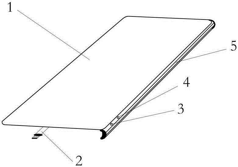 Sliding touch charging type mobile phone film