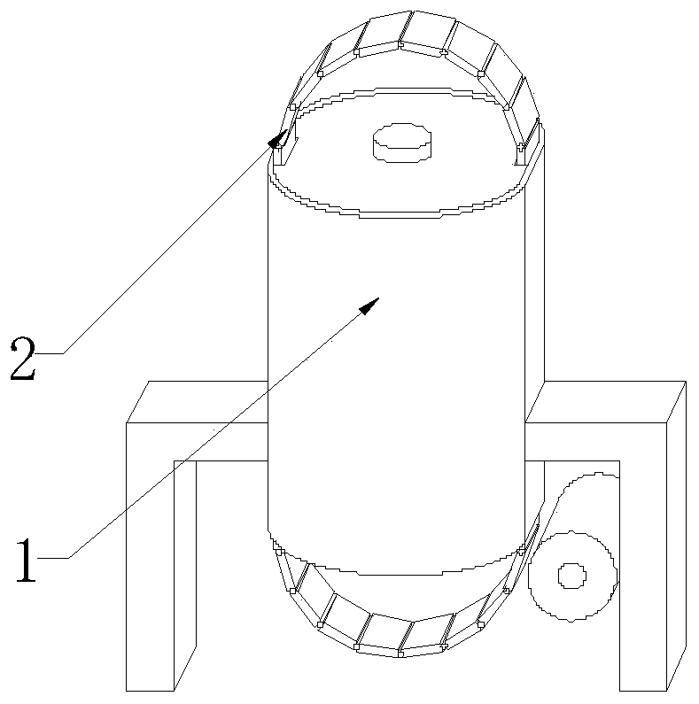 Waste incineration residue treatment furnace