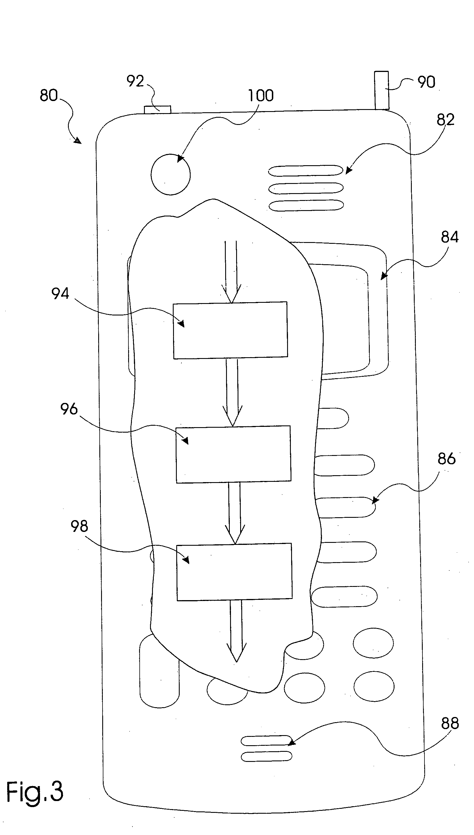 System and method for generating a list of devices in physical proximity of a terminal