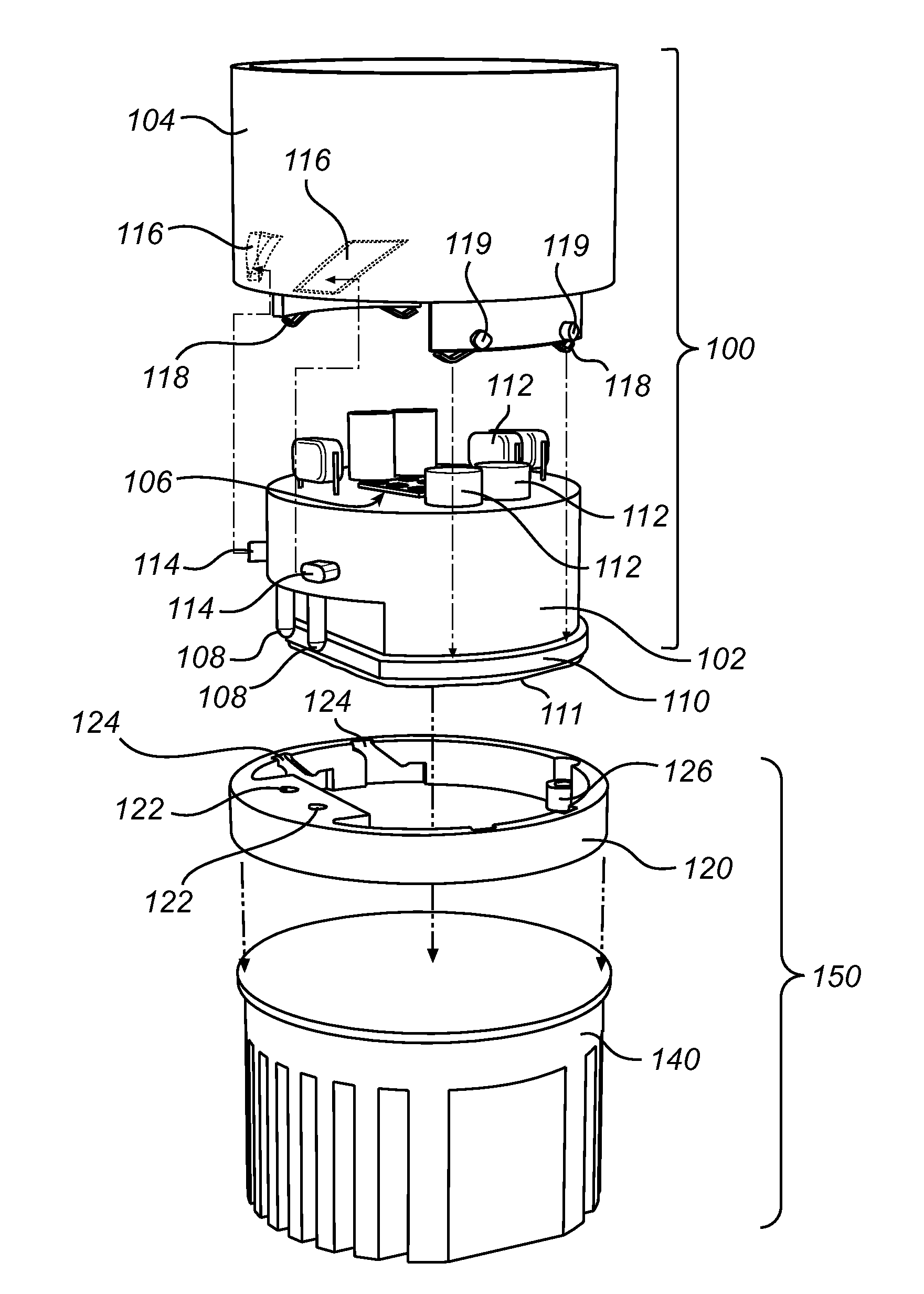 Lighting assembly and socket