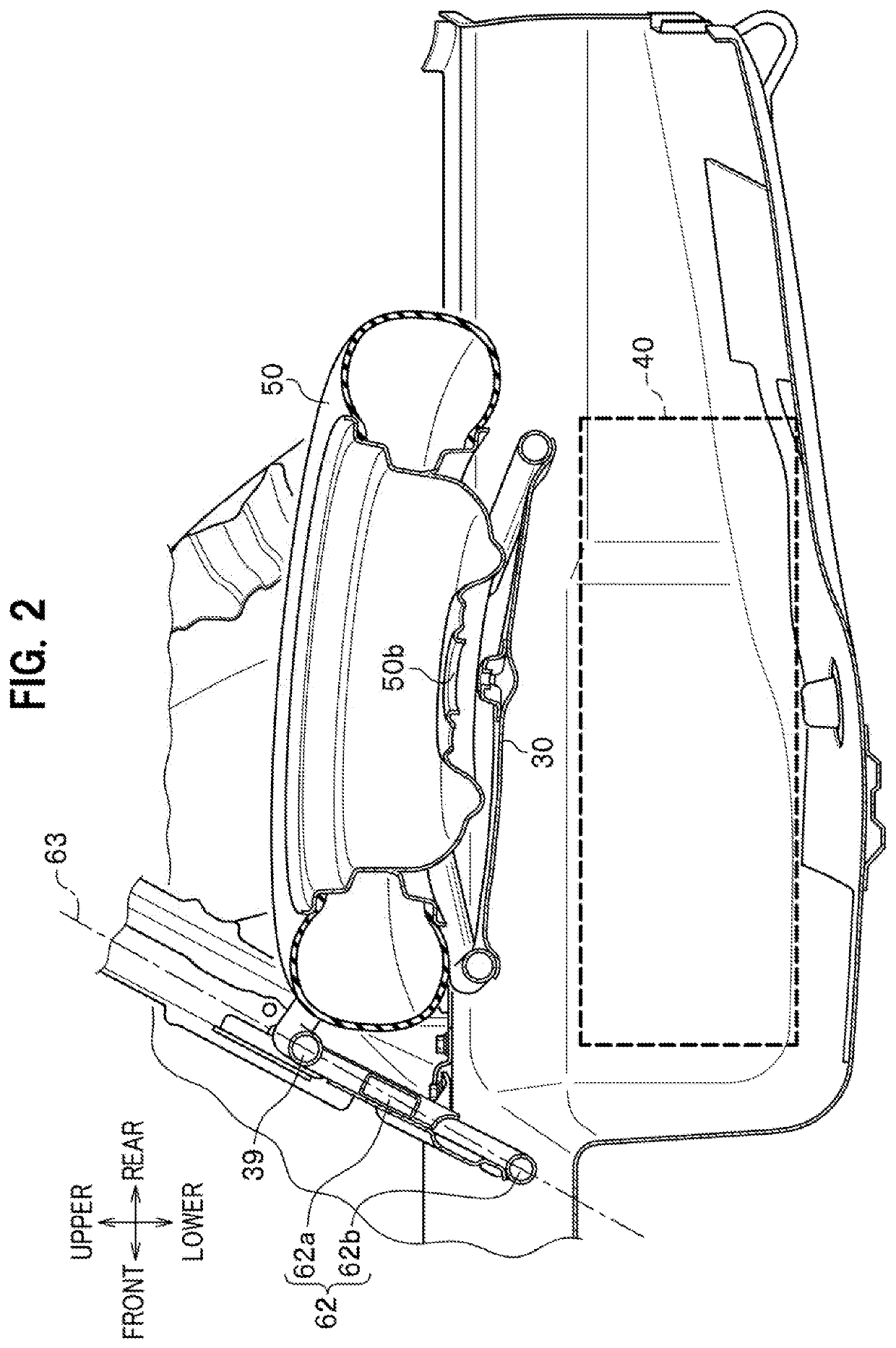 Spare tire mounting structure