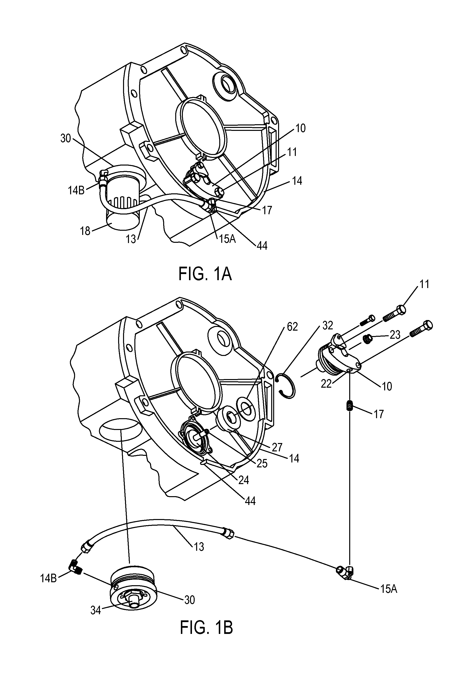 Layshaft end bearing retrofit with external positive oil pressure delivery