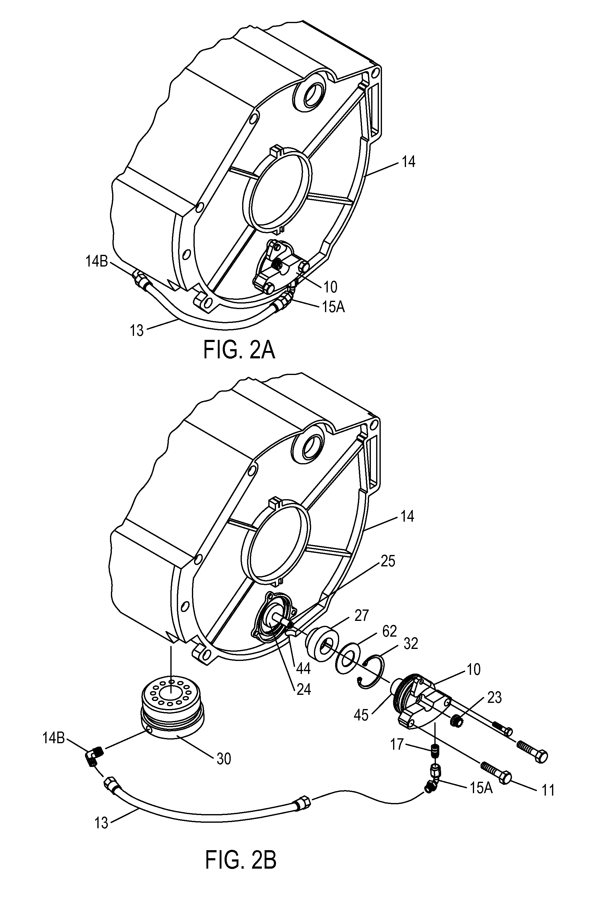 Layshaft end bearing retrofit with external positive oil pressure delivery