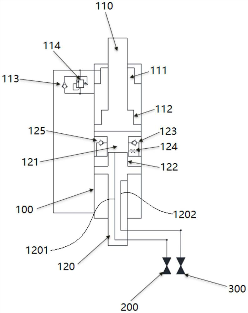 Double-piston-rod hydraulic oil cylinder