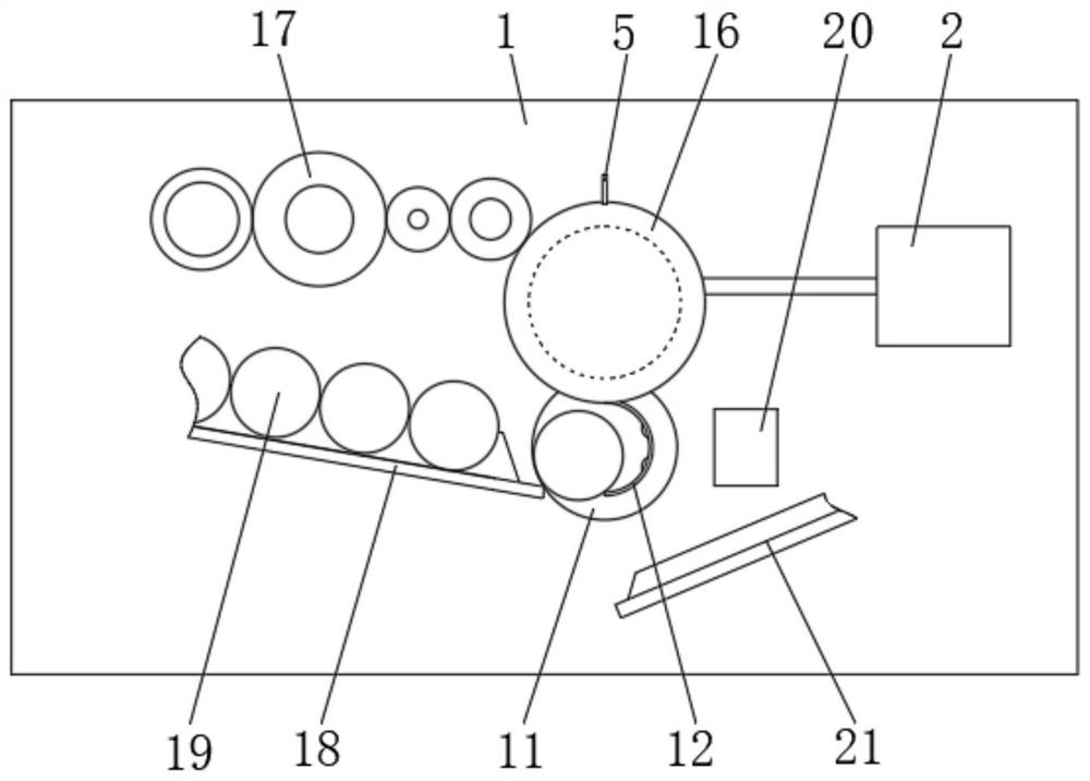 A kind of ampoule bottle printing device and using method thereof