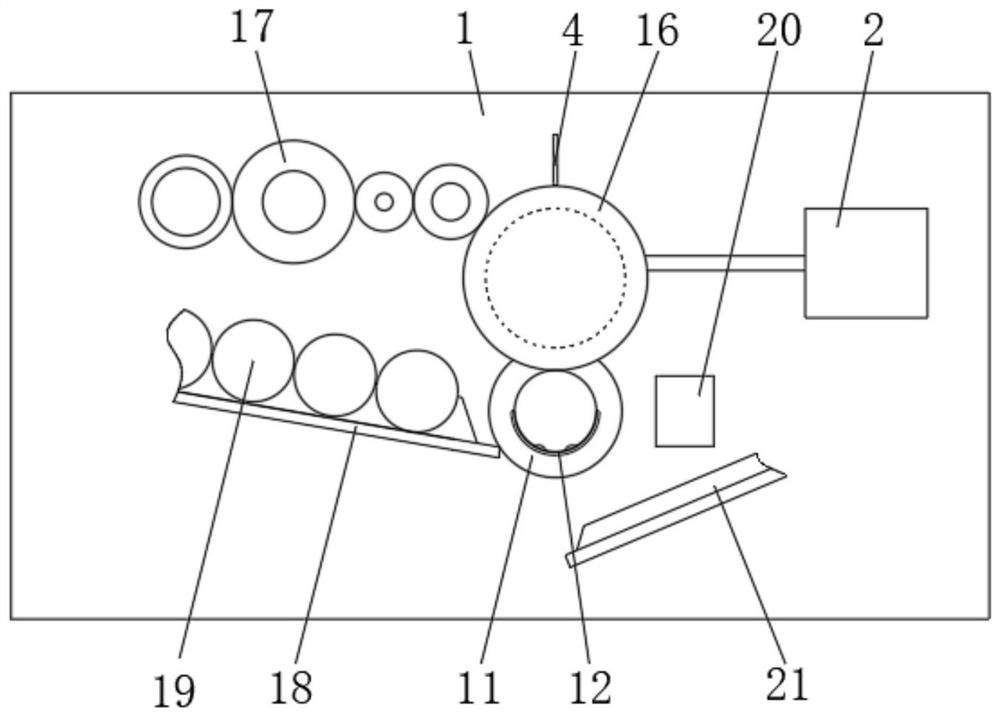 A kind of ampoule bottle printing device and using method thereof