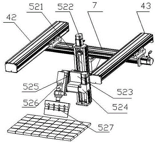 An ultrasonic automatic food cutting production line