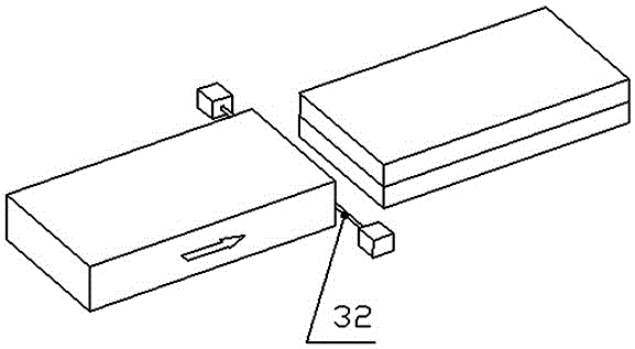 An ultrasonic automatic food cutting production line