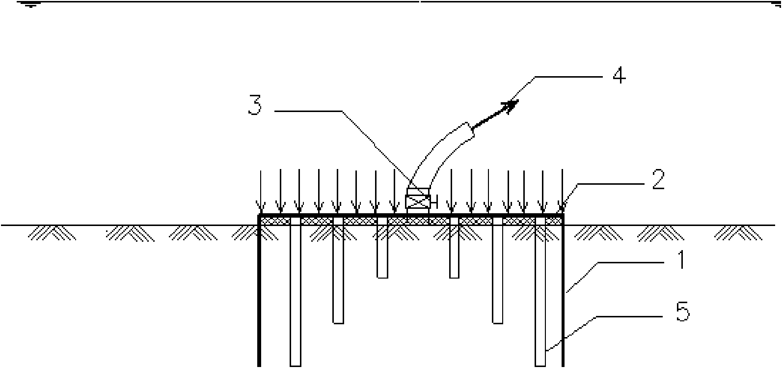 Layer-by-layer foundation consolidating method based on barrel-type foundation negative pressure technology