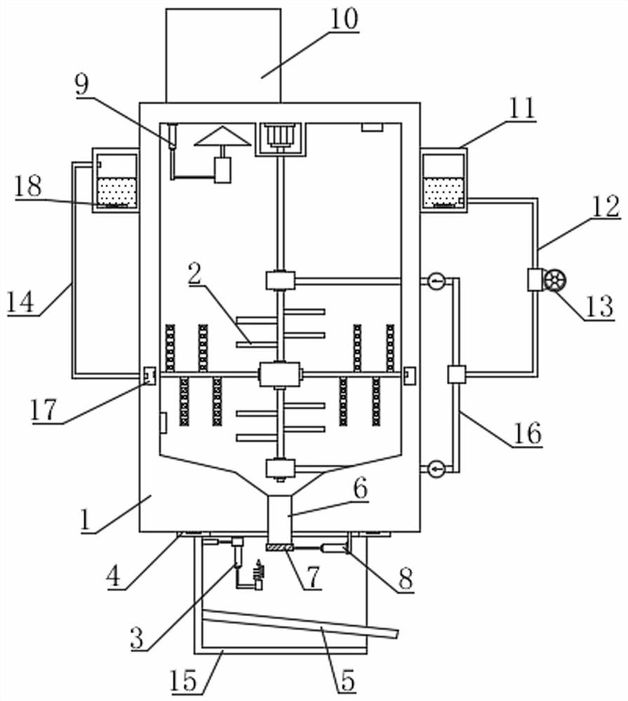 Drug treatment device for anesthesiology department