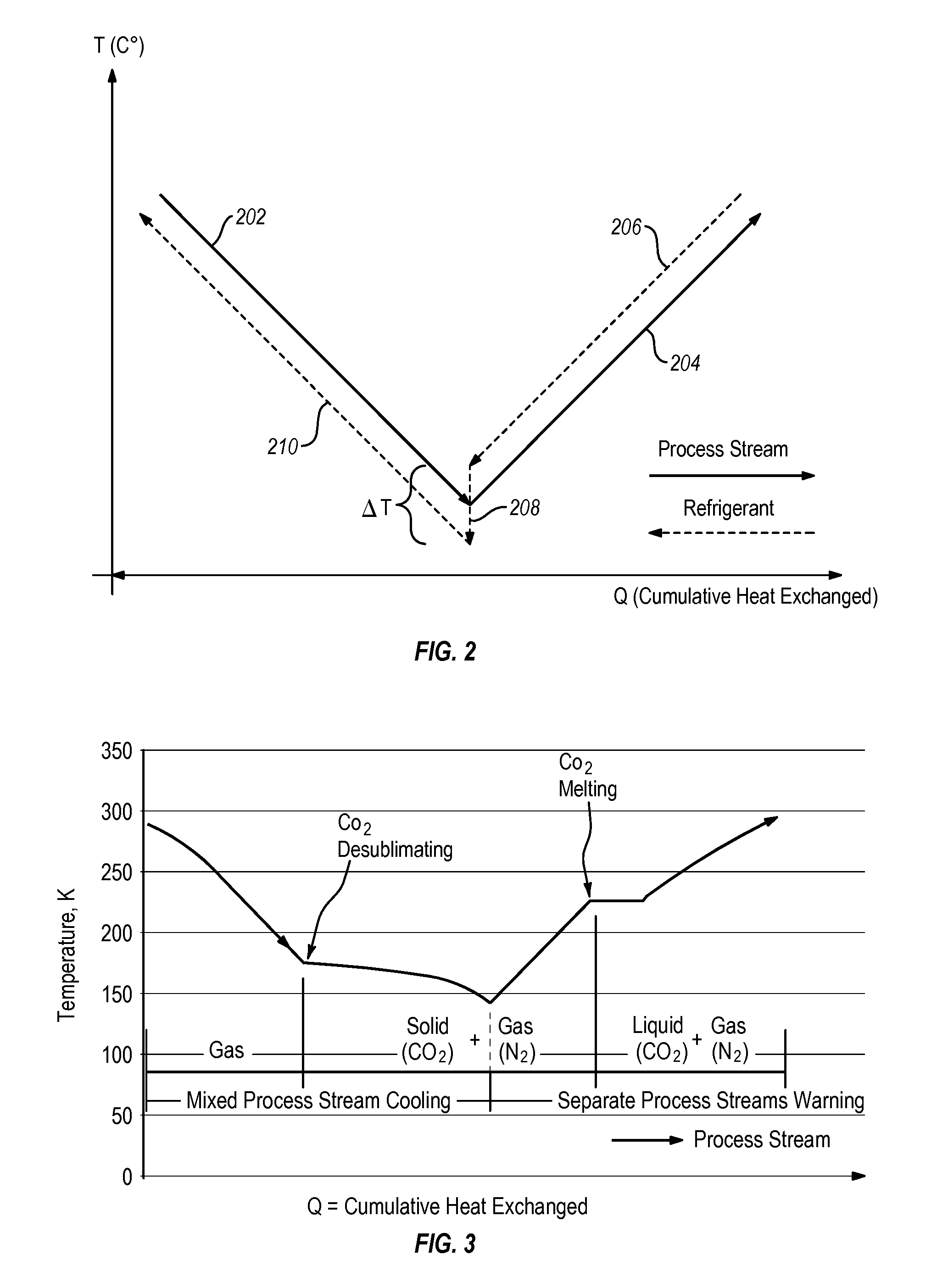 Systems and methods for separating condensable vapors from light gases or liquids by recruperative cryogenic processes