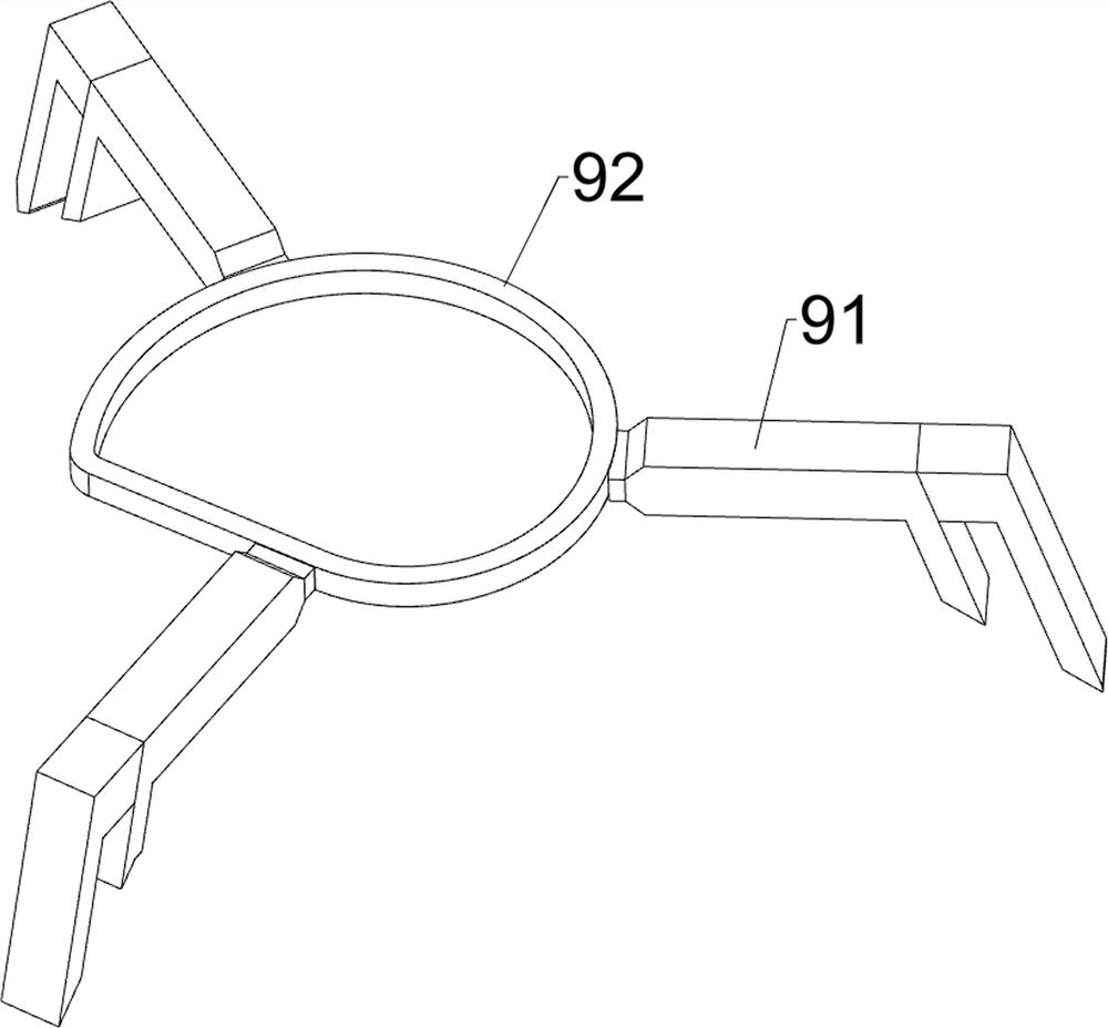 Novel material powder uniform mixing device