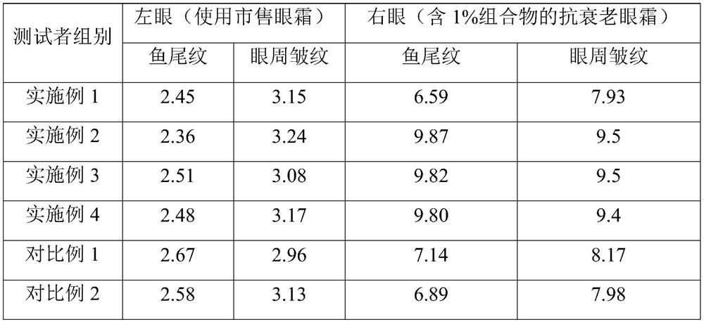 Composition with anti-wrinkle and anti-aging effects and its preparation method and application