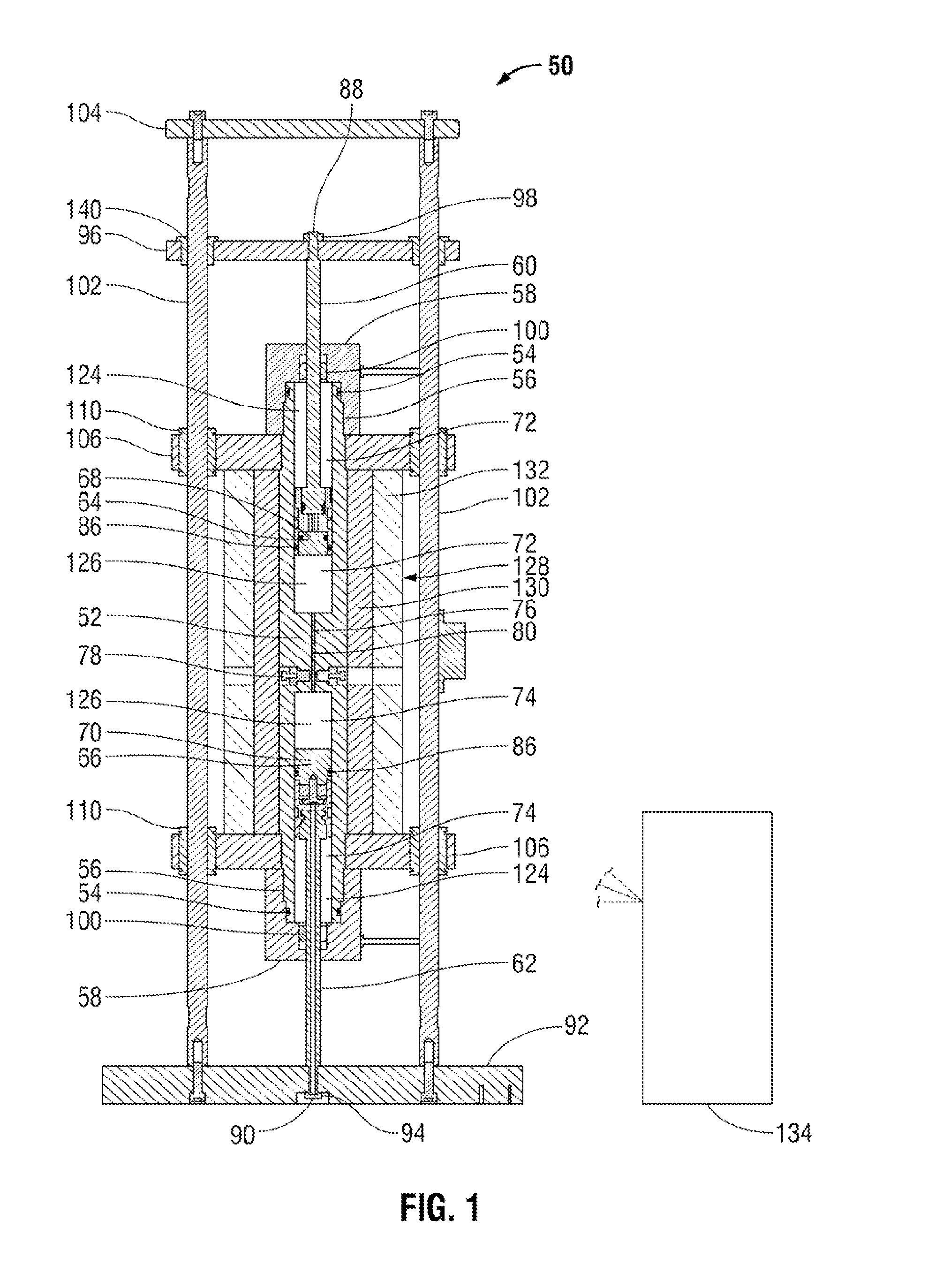 Apparatus and method for phase equilibrium with in-situ sensing