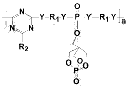 Phosphorus-nitrogen-silicon intumescent flame retardant containing triazine ring and cage structure and synthesis method of intumescent flame retardant