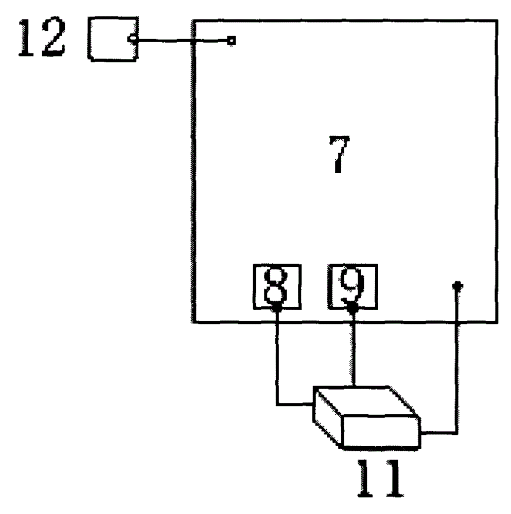 Wireless intelligent liquid crystal display carrier and matched device thereof