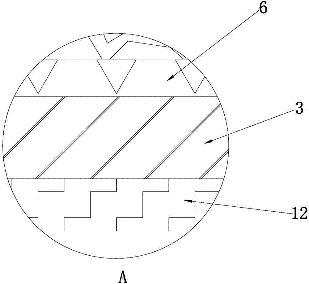 Water permeable asphalt road surface and construction method thereof