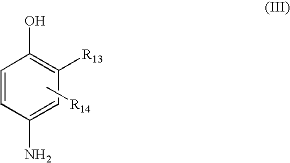 Composition useful for the oxidation dyeing of human keratinous fibres