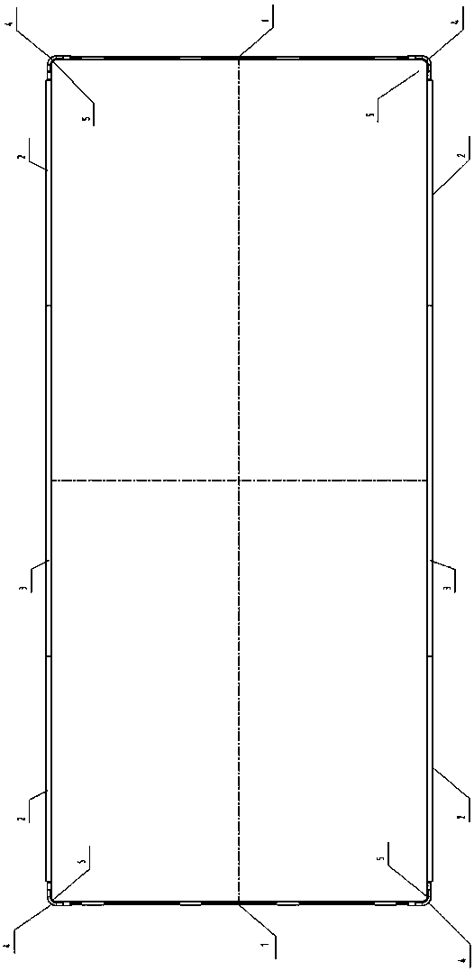 A self-compacting concrete aluminum alloy edge-sealing formwork for ballastless track