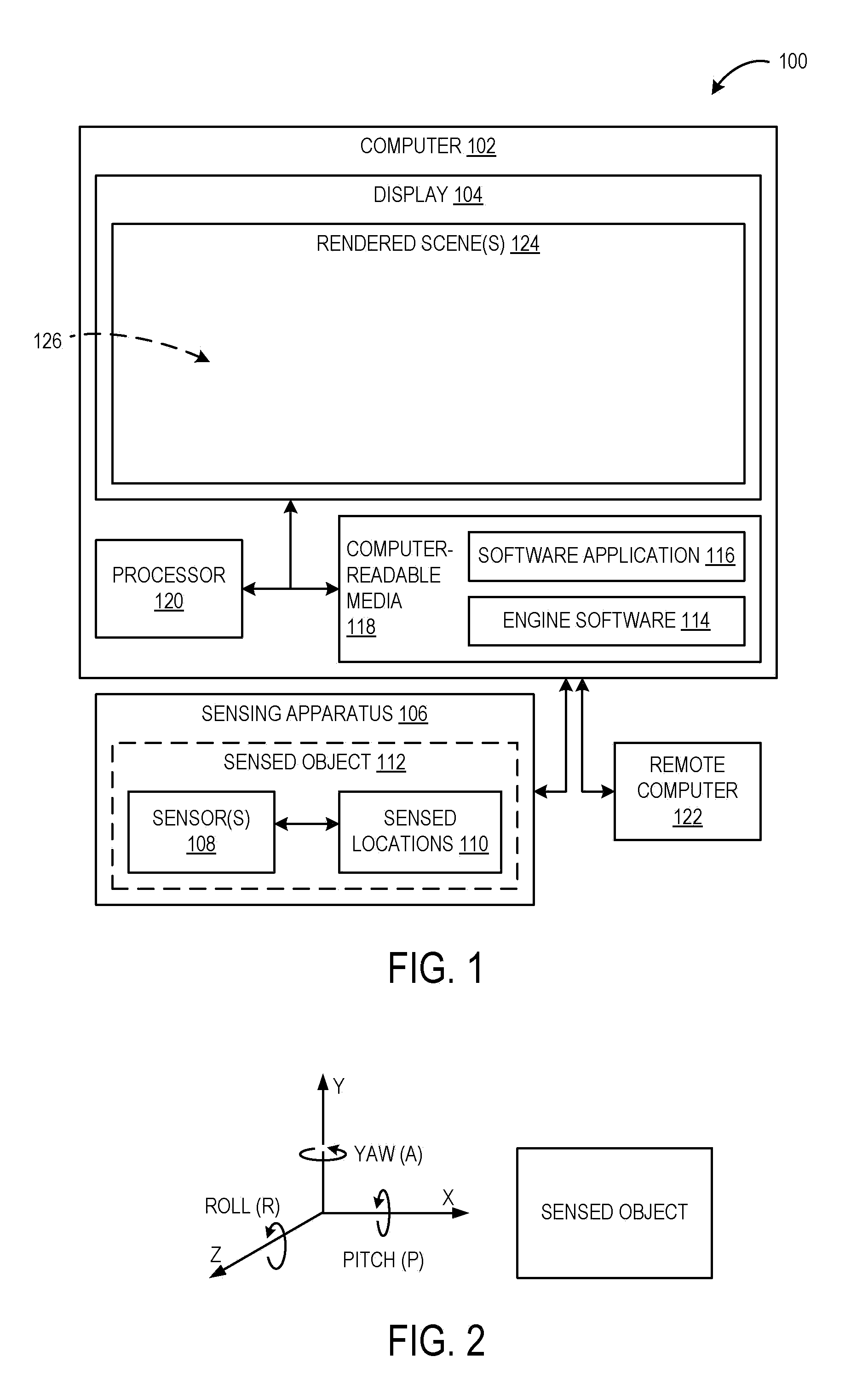 Approach for Merging Scaled Input of Movable Objects to Control Presentation of Aspects of a Shared Virtual Environment