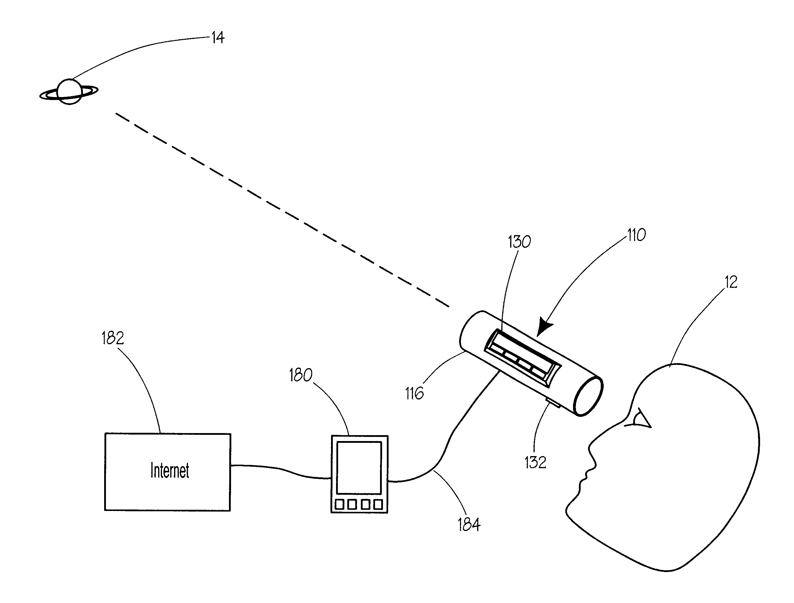 Celestial object location device