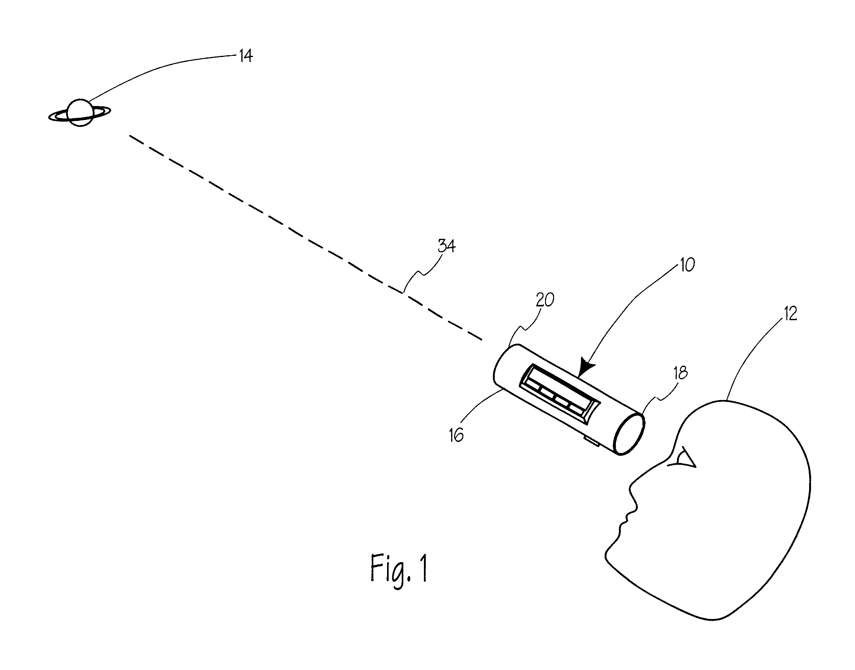 Celestial object location device