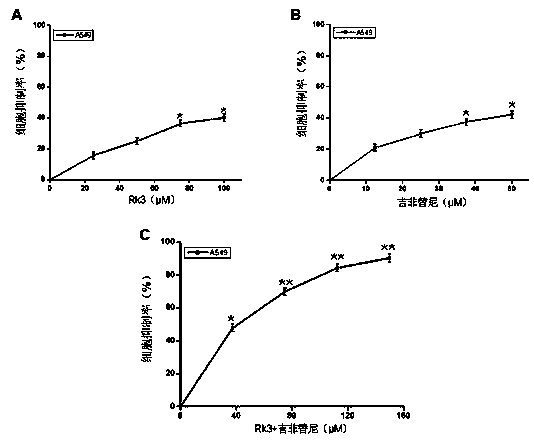 Pharmaceutical composition for treating lung cancer