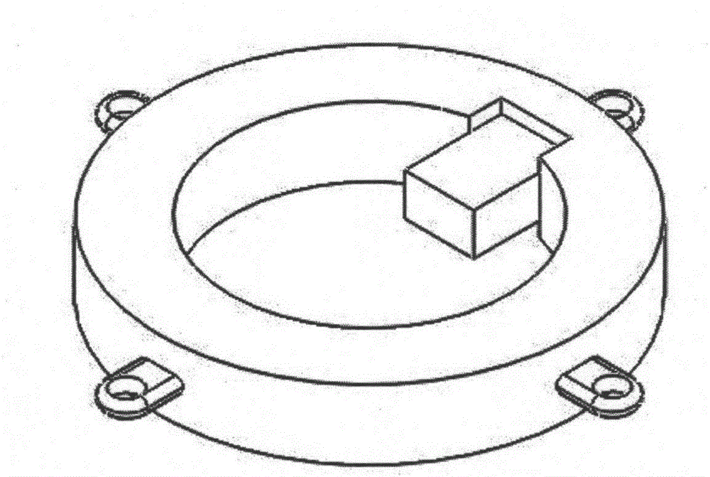 Variable-section polygonal woven mandrel and assembling method thereof