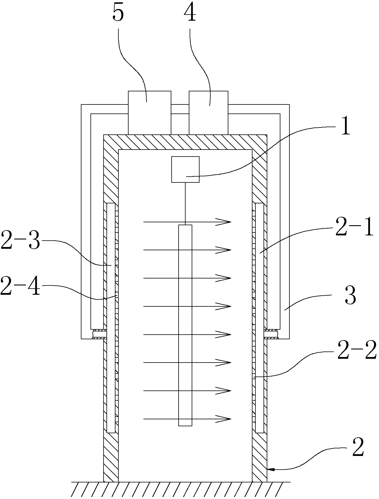 Airing and odor removing production line system