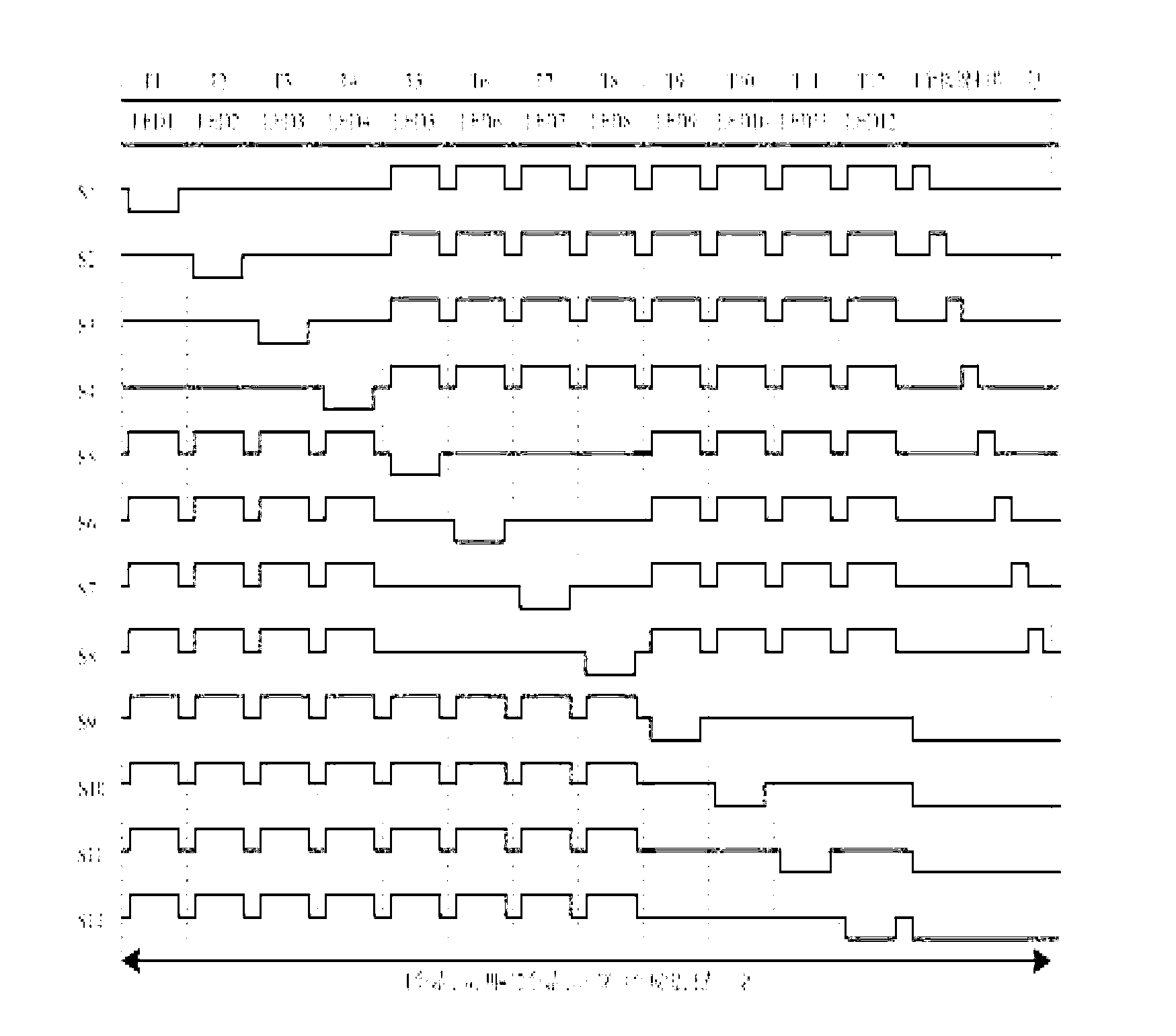 Control method for multi-digit LED nixie tubes