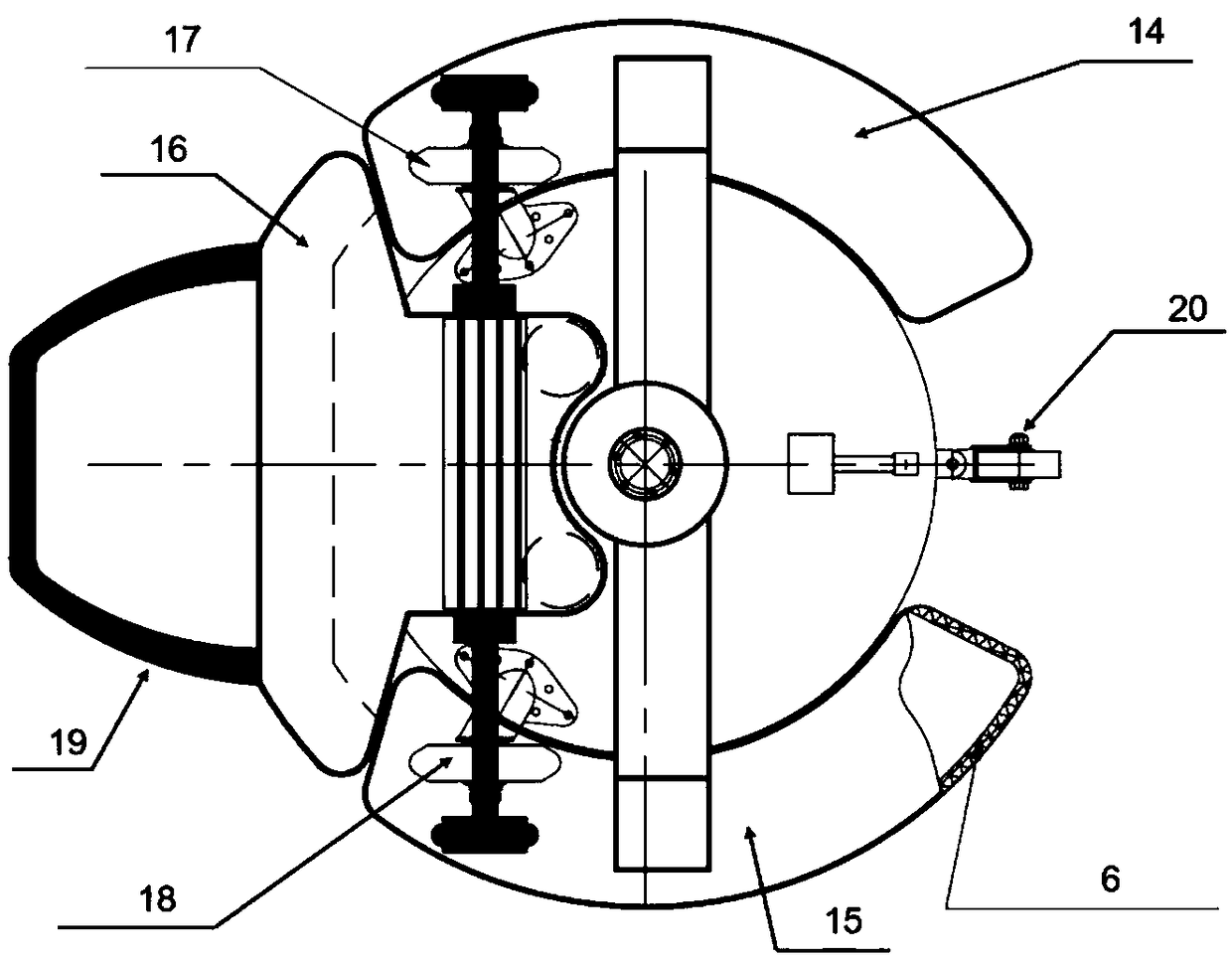 Cavitating jet cleaning disc with recovery function