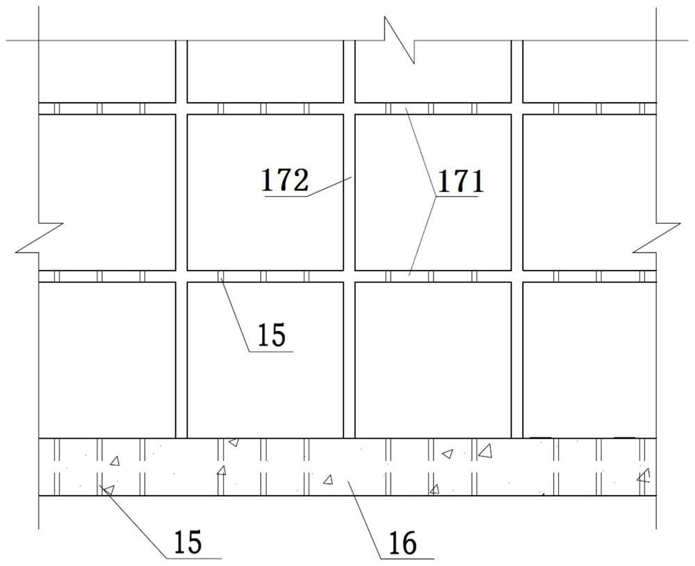 Ecological slope protection without destroying integrity of built dike hard slope protection and construction method thereof