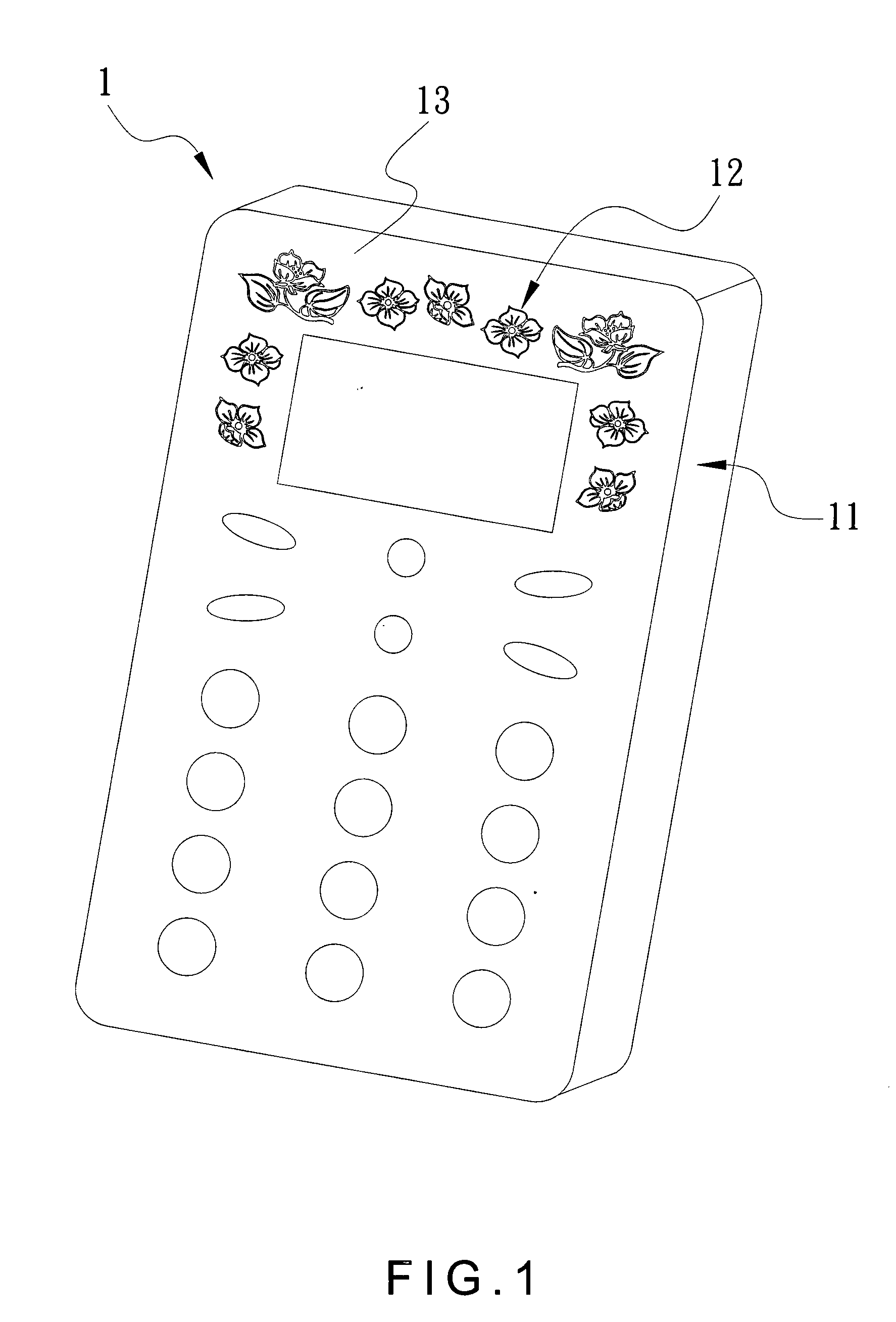 Skin having enameled metal structure for mobile device