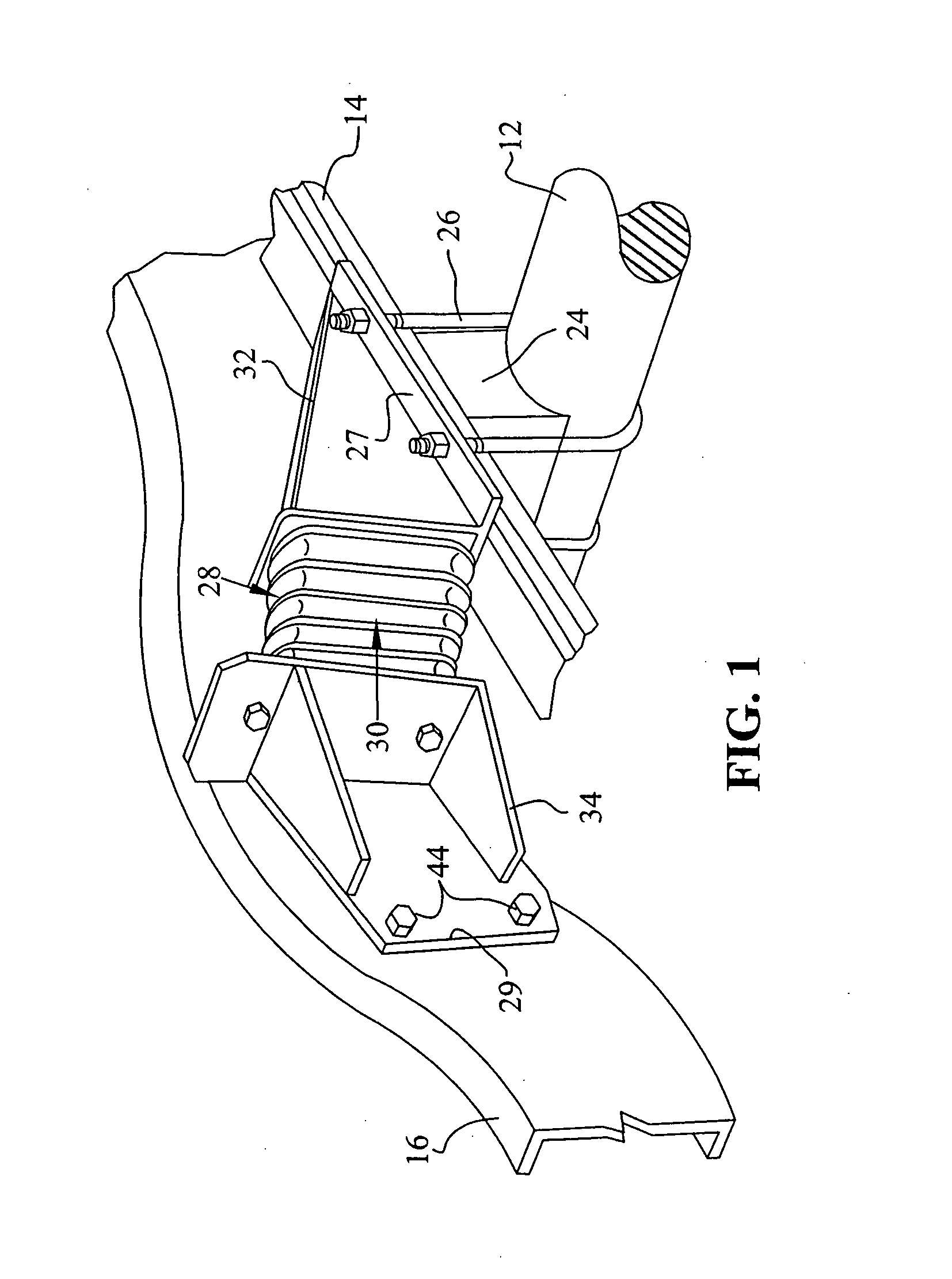 Bolster spring suspension assembly