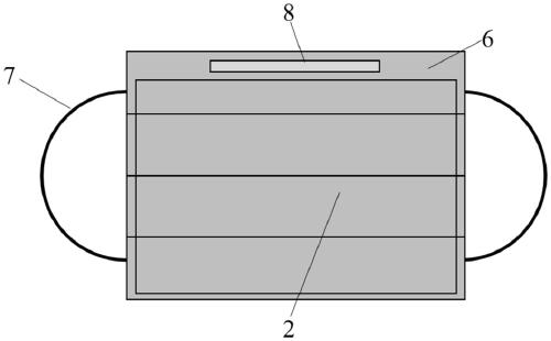 Allochroic silica gel mask capable of representing electrostatic adsorption capacity