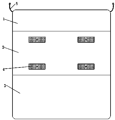 Far-infrared health-preserving warming intelligent mattress with spatial partition decrement heat-conduction