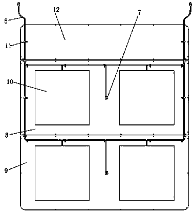 Far-infrared health-preserving warming intelligent mattress with spatial partition decrement heat-conduction