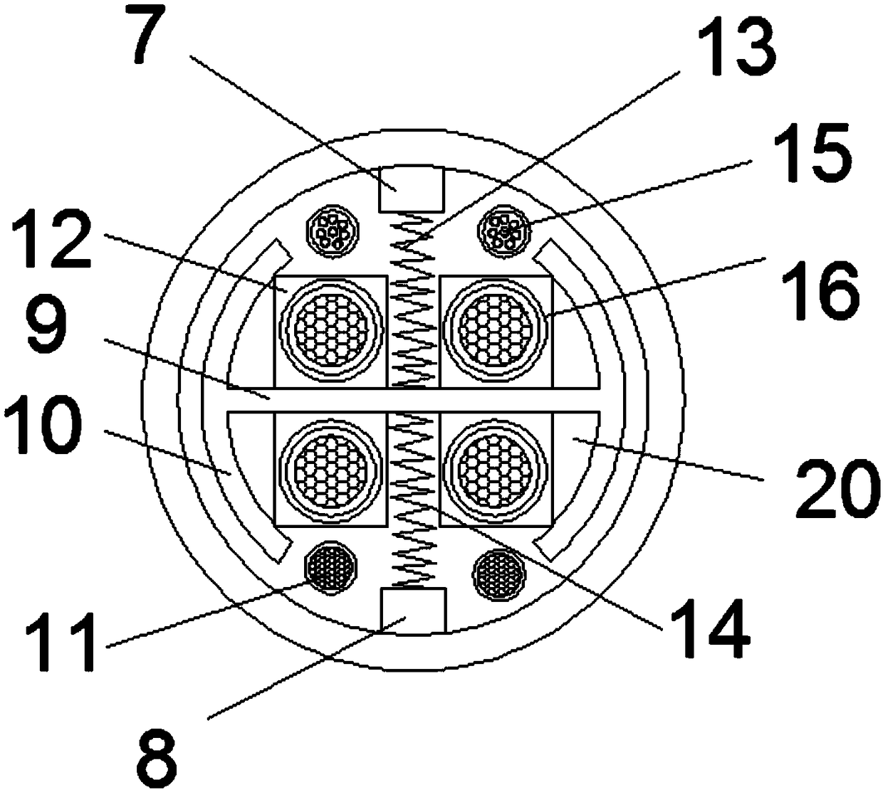 A high temperature resistant cable for electrical control