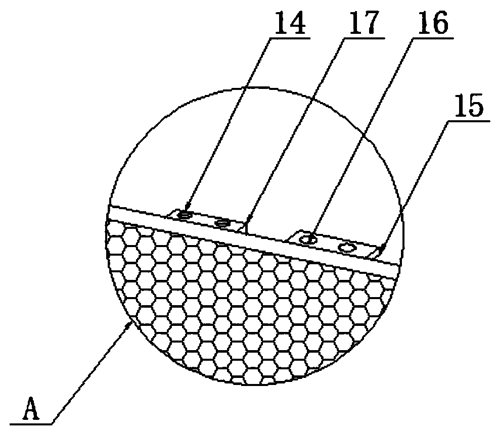 Safety protective structure for mountain landslide management