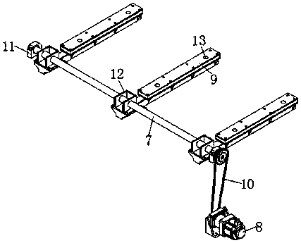 Fully-automatic double-station board turnover device