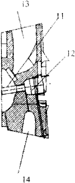 Integrated cylinder cover and production method thereof