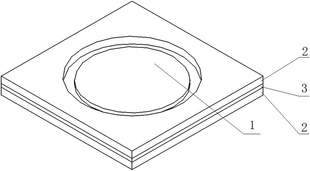 Defect-state structure acoustic metamaterial plate