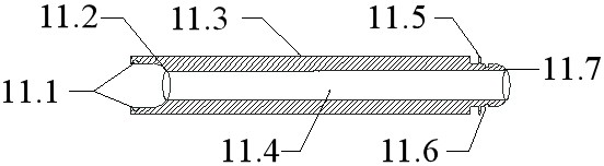 A kind of pulse hydraulic fracturing coal seam pressure relief and permeation enhancement device and pressure relief and permeation enhancement method