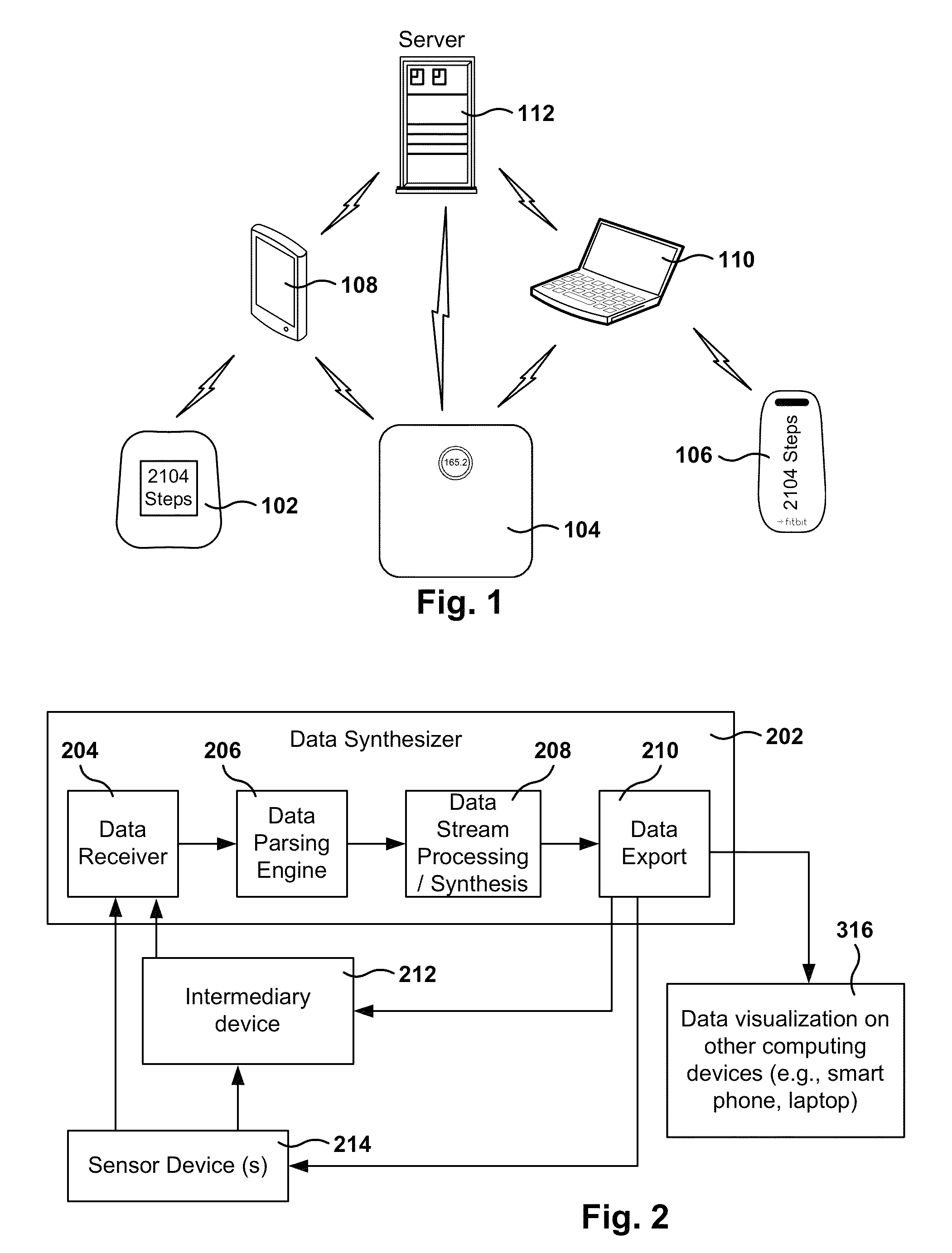 Tracking user physical activity with multiple devices